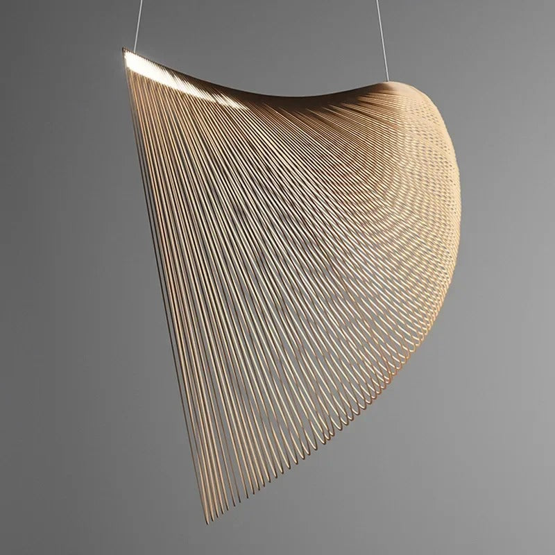 Nordic Fiber Lamp | Full Wood