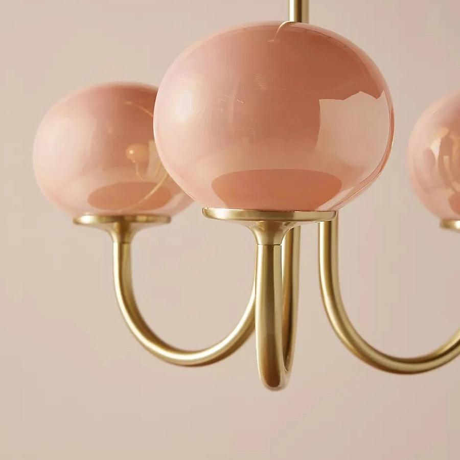 Classic Nordic Chandelier | Metal & Glass