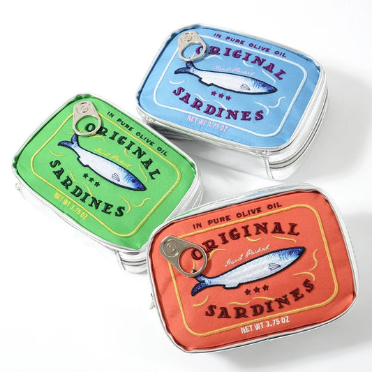 Canned Sardines Cosmetic Bag | Zipper Bag