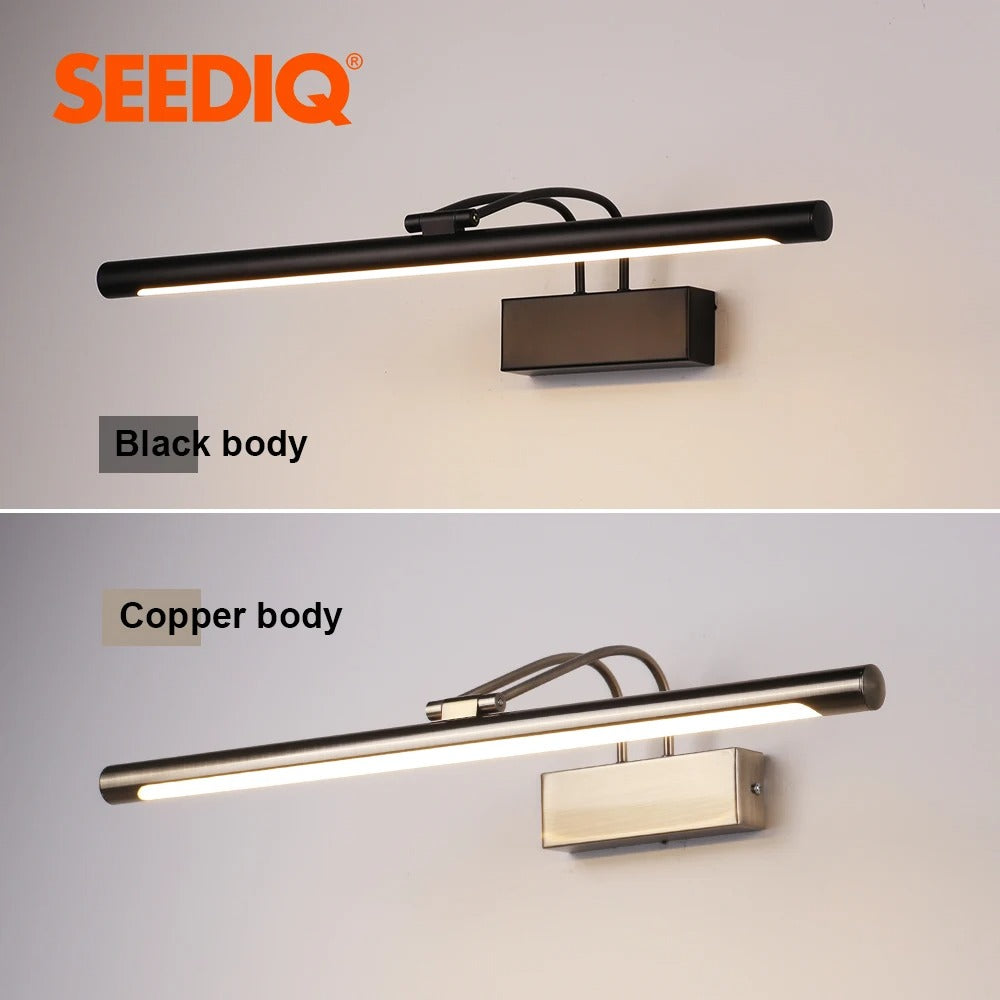 SEEDIQ Bathroom Wall Light Copper | Full Metal