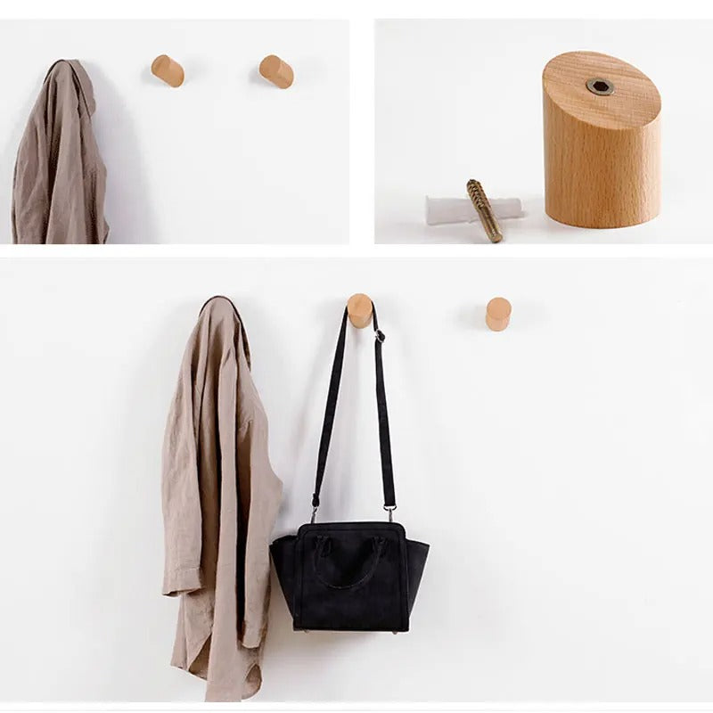 Irregular Wall Hooks | Full Wood