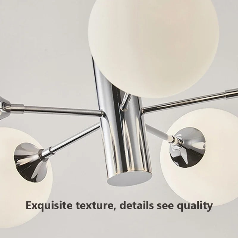 Modern Bauhaus Chandelier | Full Metal