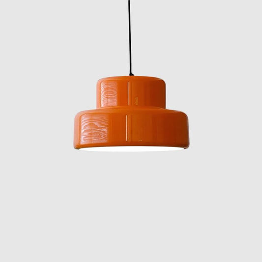 Minimalistická závesná lampa Bauhaus | Celokovové