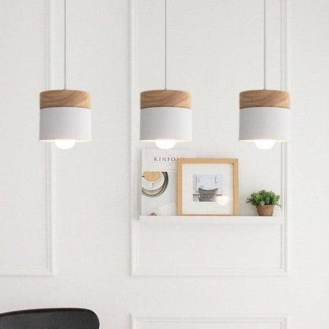 Minimalistic Ceiling Light | Wood & Metal - JUGLANA