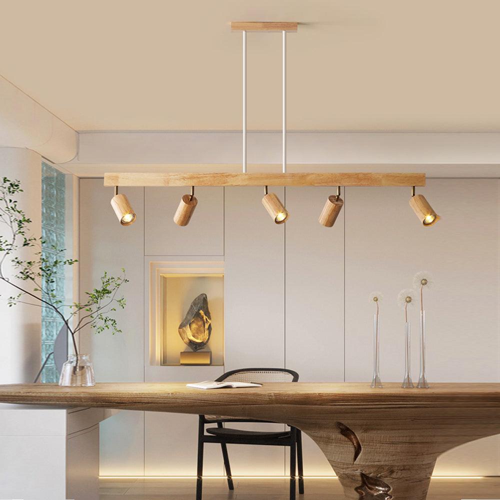 Minimalistic Wood Spotlight | Adjustable Ceiling Lamp - JUGLANA