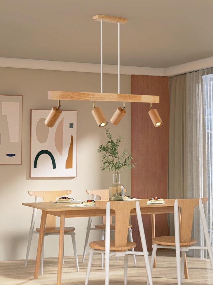 Minimalistic Wood Spotlight | Adjustable Ceiling Lamp - JUGLANA