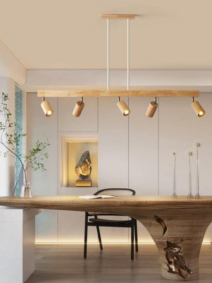 Minimalistic Wood Spotlight | Adjustable Ceiling Lamp - JUGLANA