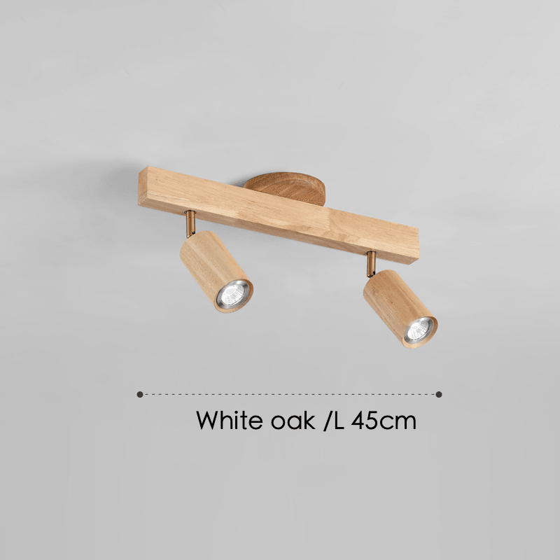 Minimalistic Wood Spotlight | Adjustable Ceiling Lamp - JUGLANA