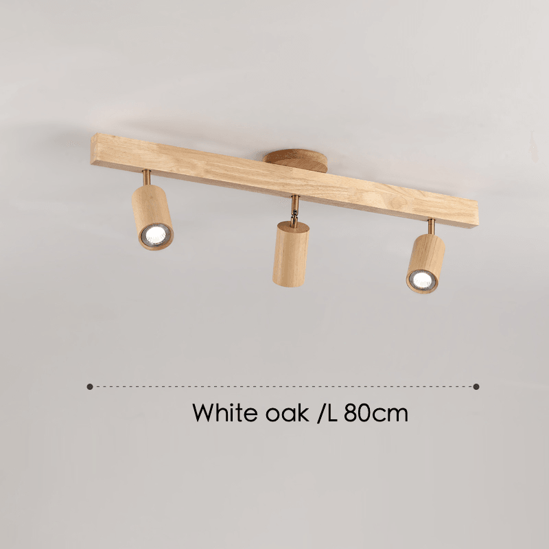 Minimalistic Wood Spotlight | Adjustable Ceiling Lamp - JUGLANA