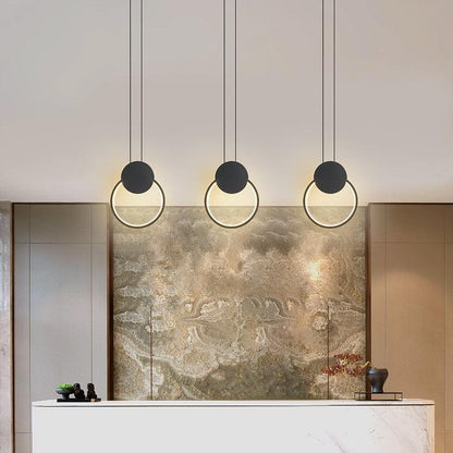 Modern Abstract Pendant Light | Full Metal Lamp - JUGLANA