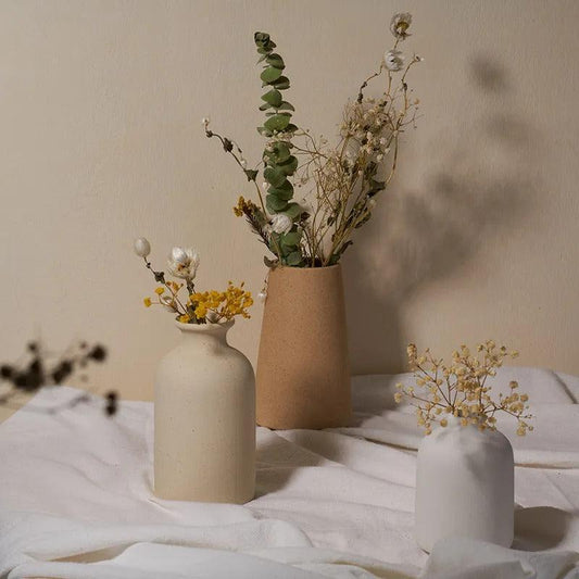 Modern Nordic Clay Vase | Ceramic - JUGLANA