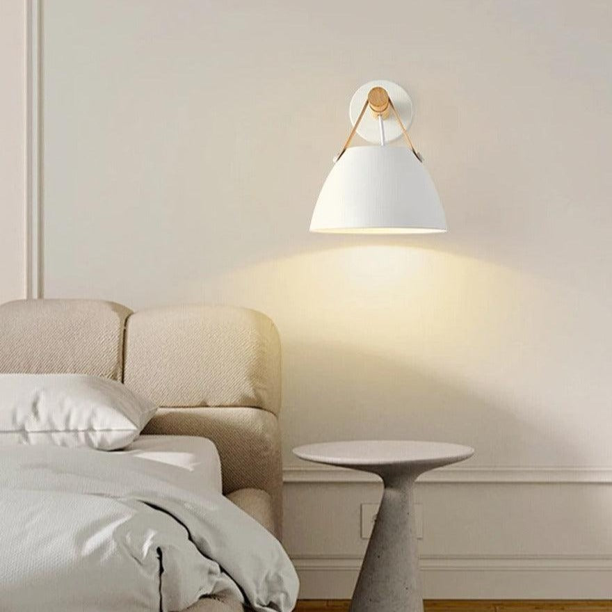 Nordic Bowl Wall Lamp | Iron, Touch Switch - JUGLANA