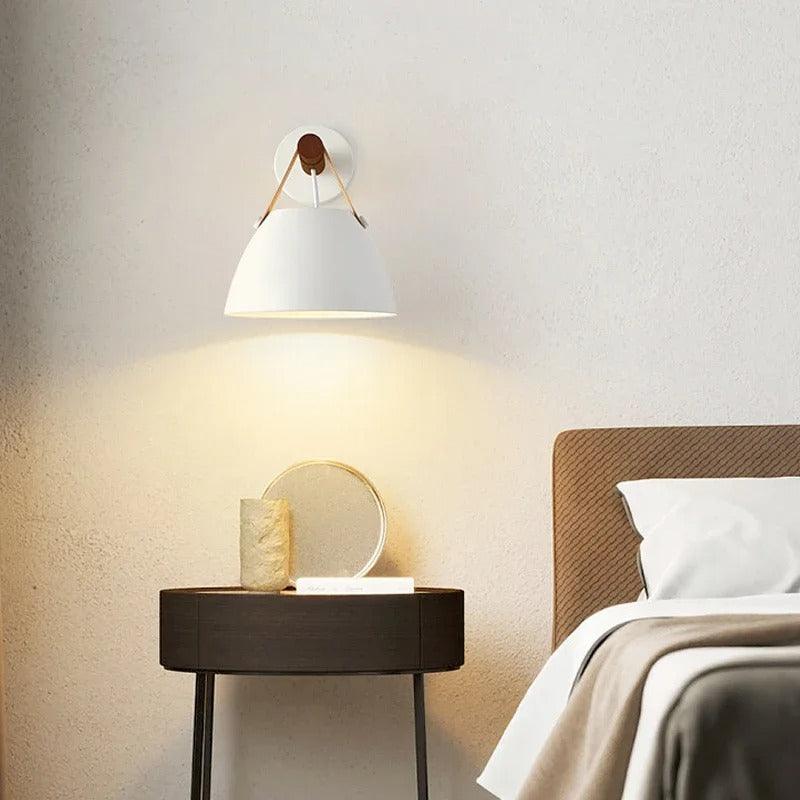 Nordic Bowl Wall Lamp | Iron, Touch Switch - JUGLANA