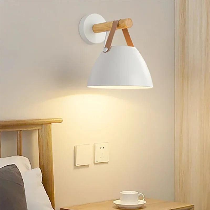 Nordic Bowl Wall Lamp | Iron, Touch Switch - JUGLANA