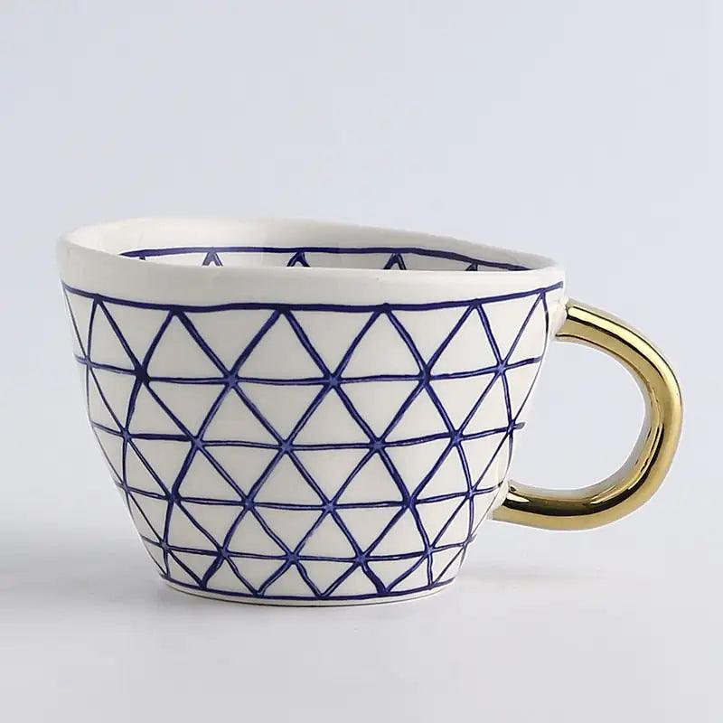 Nordic Hand Painted Mugs | Ceramic - JUGLANA