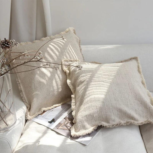 Nordic Pillowcase Covers | Linen, Cotton - JUGLANA