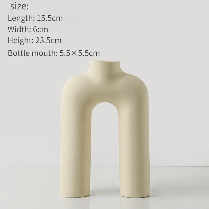 Nordic Tube Vase | Ceramic - JUGLANA