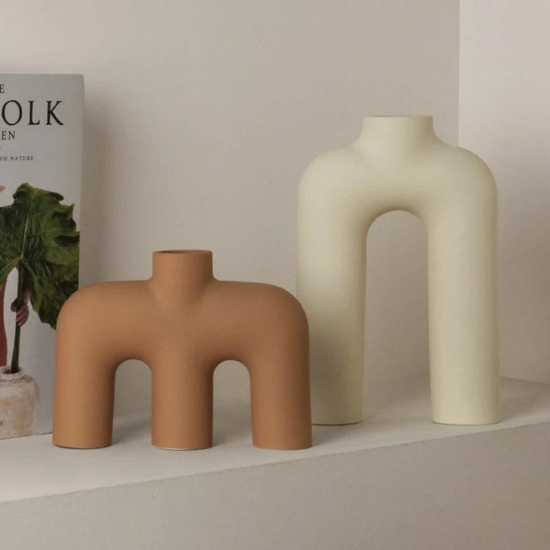 Nordic Tube Vase | Ceramic - JUGLANA