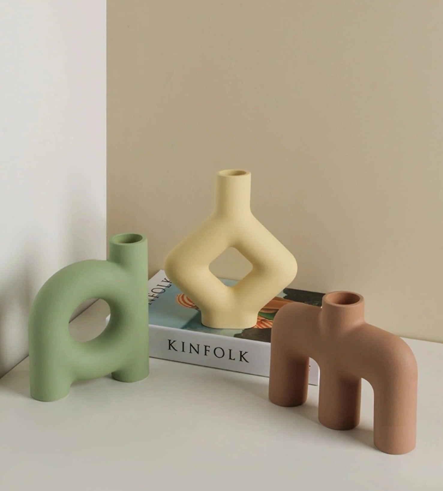 Nordic Tube Vase | Ceramic - JUGLANA