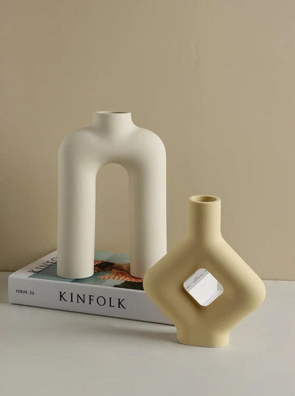 Nordic Tube Vase | Ceramic - JUGLANA