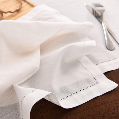 Organic Linen Napkins | 100% Organic Fabric | 12pcs - JUGLANA