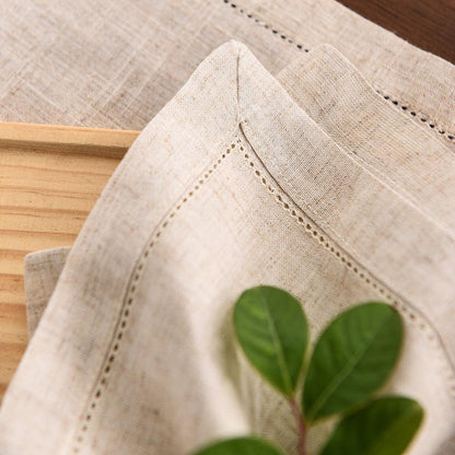 Organic Linen Napkins | 100% Organic Fabric | 12pcs - JUGLANA