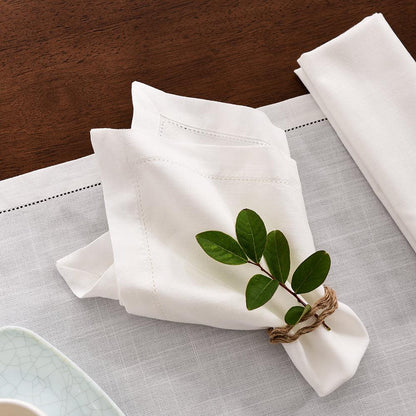 Organic Linen Napkins | 100% Organic Fabric | 12pcs - JUGLANA