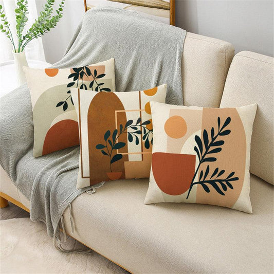 Pillowcase Series 'JUGLANA' | Linen, Cotton | Botanical Cushion Cover - JUGLANA