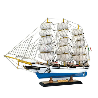 Sailing Ship Model - Real Wood Craft for Home Decor