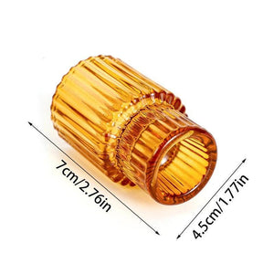 Retro Candle Holder | Glass - JUGLANA