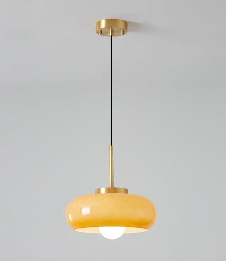 Retro Pendant Light  | Bright, Full Glass Lamp - JUGLANA