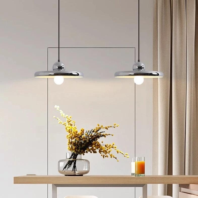 Retro Pendant Light | Glass Stone & Iron, Cord Cable - JUGLANA