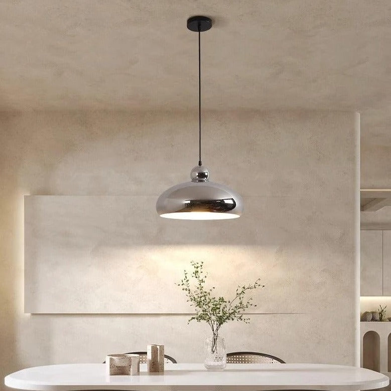 Retro Pendant Light | Glass Stone & Iron, Cord Cable - JUGLANA