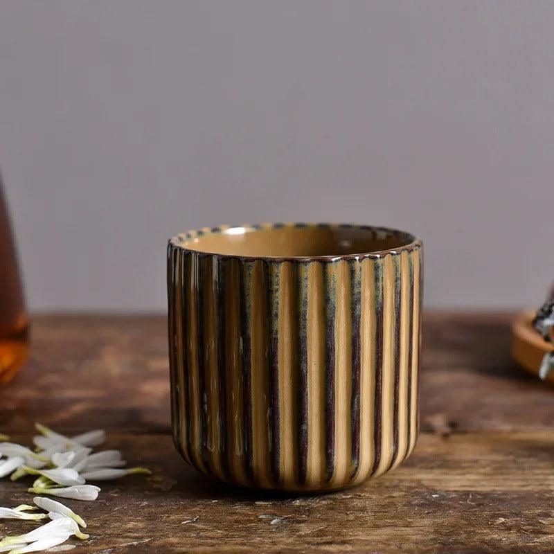 Runned Glaze Tea Mugs | Ceramic - JUGLANA