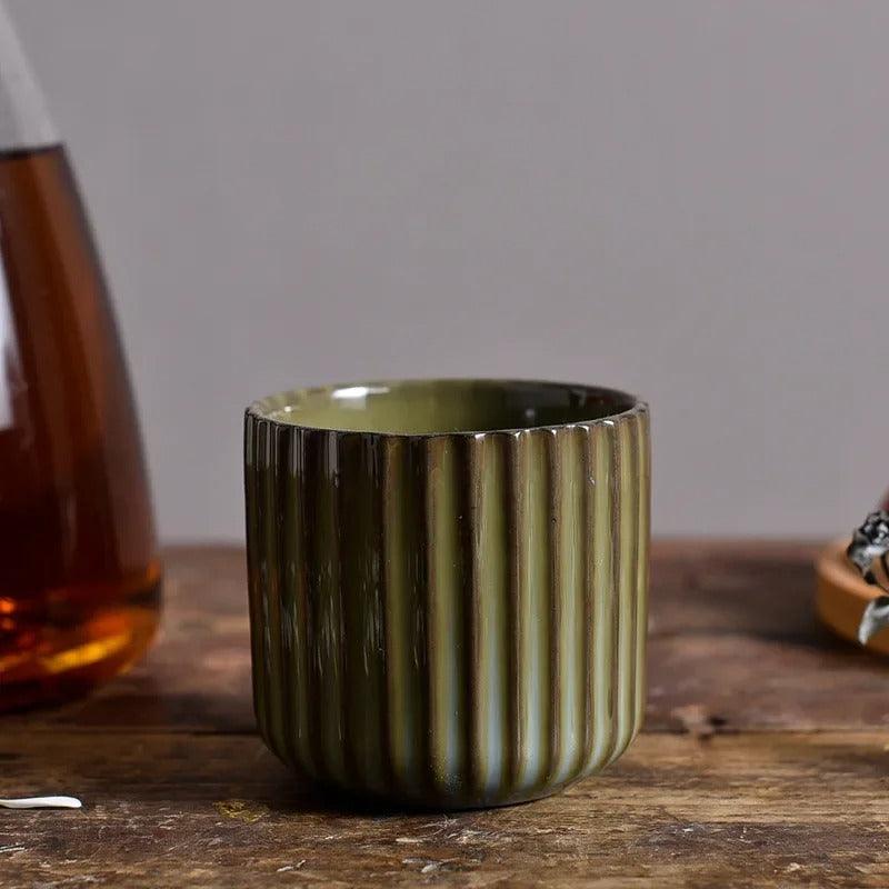 Runned Glaze Tea Mugs | Ceramic - JUGLANA