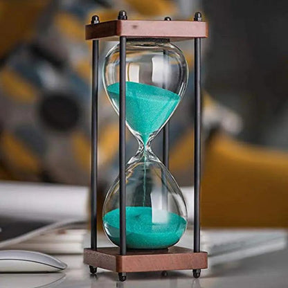 Rustic Hourglasses Rustic Hourglass | Wood & Metal, Various Colors – JUGLANA