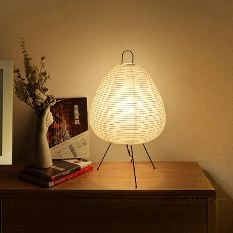 Japanische Lampe Reispapier | Ambientebeleuchtung