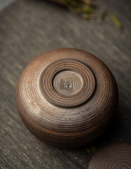 Small Japanese Storage Jar | Moisture-proof Sealing | Japanese Pottery - JUGLANA