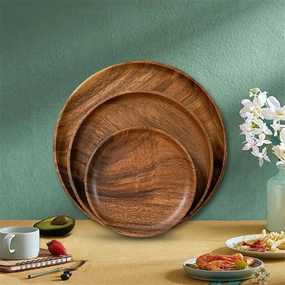 Solid Wood Plate | Kitchen Utensils | Japanese Design - JUGLANA