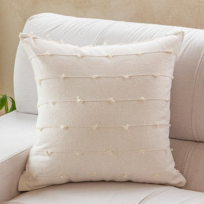 Striped Pillowcase | Organic Linen & Cotton - JUGLANA