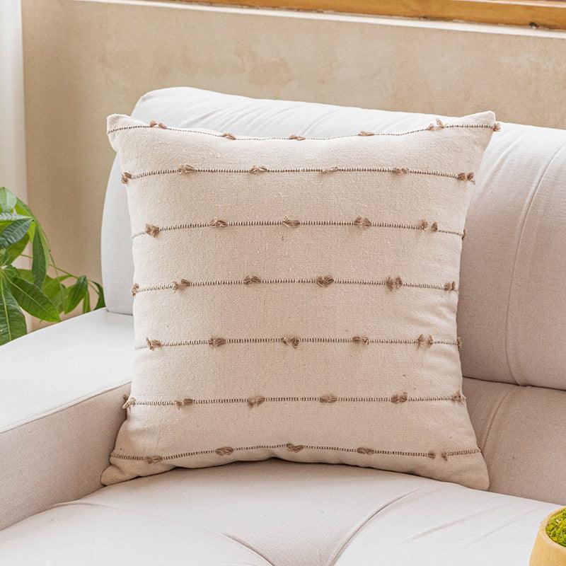 Striped Pillowcase | Organic Linen & Cotton - JUGLANA