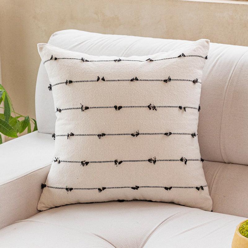 Striped Pillowcase | Organic Linen & Cotton - JUGLANA