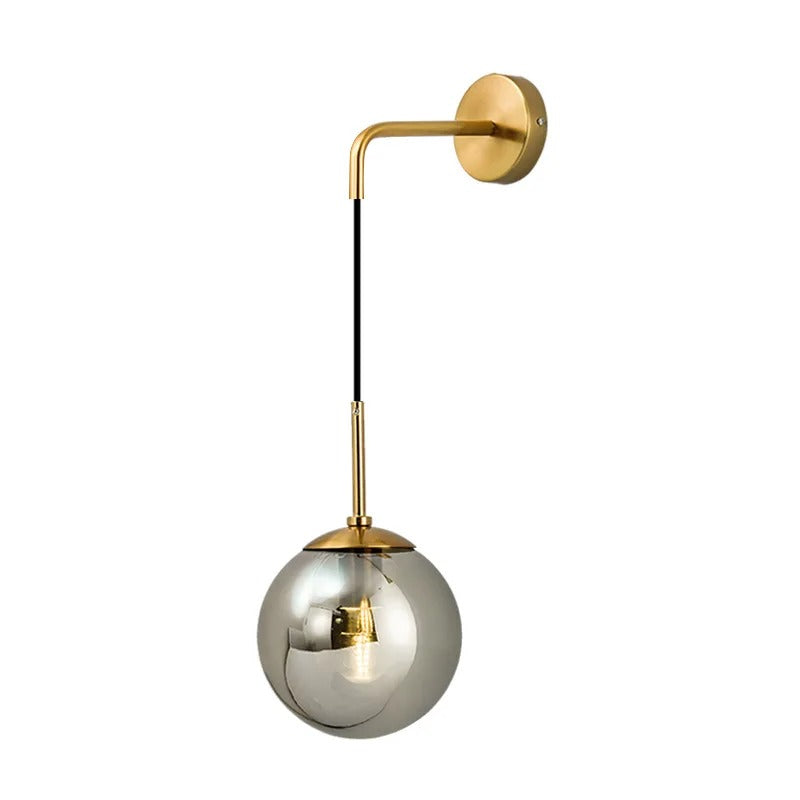 Luxurious Minimalistic Wall Pendant | Metal & Glass