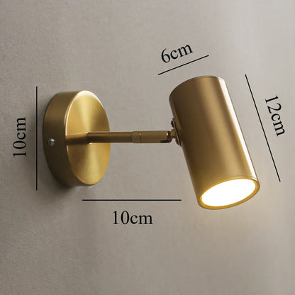 Luxurious Minimalistic Wall Spotlight | Full Metal