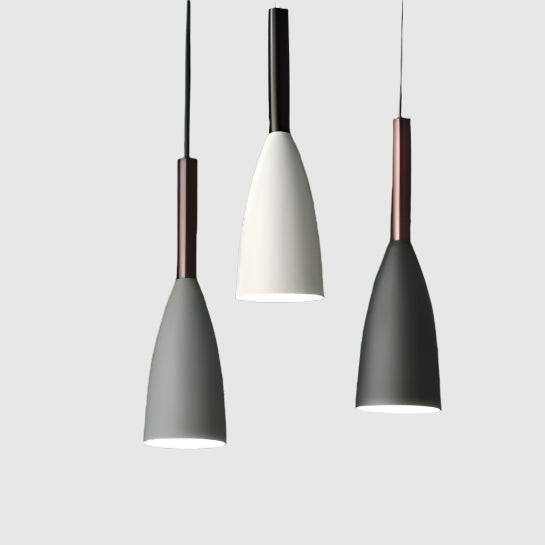 Nordic Fluorescent Pendant Light | Full Metal