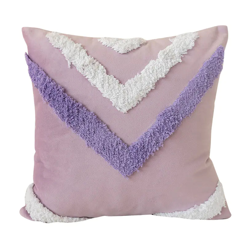 Nordic Tufted Pillowcase - Decorative Throw Cushion - 45x45cm