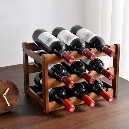 Wine Bottle Holder | Handmade | Reinforced Bamboo Wood - JUGLANA