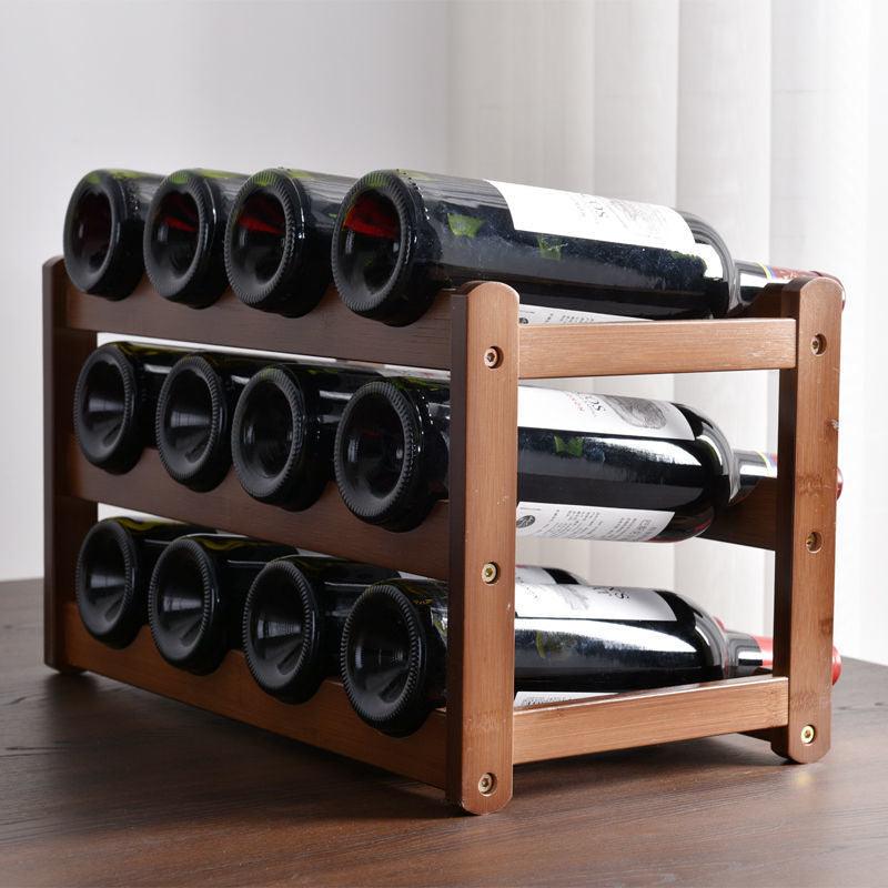 Wine Bottle Holder | Handmade | Reinforced Bamboo Wood - JUGLANA