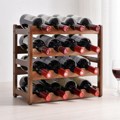 Wine Bottle Holder | Handmade | Reinforced Bamboo Wood - JUGLANA