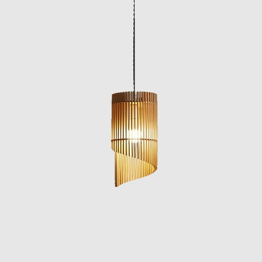 Wood Chime Pendant Light | Burlywood - JUGLANA